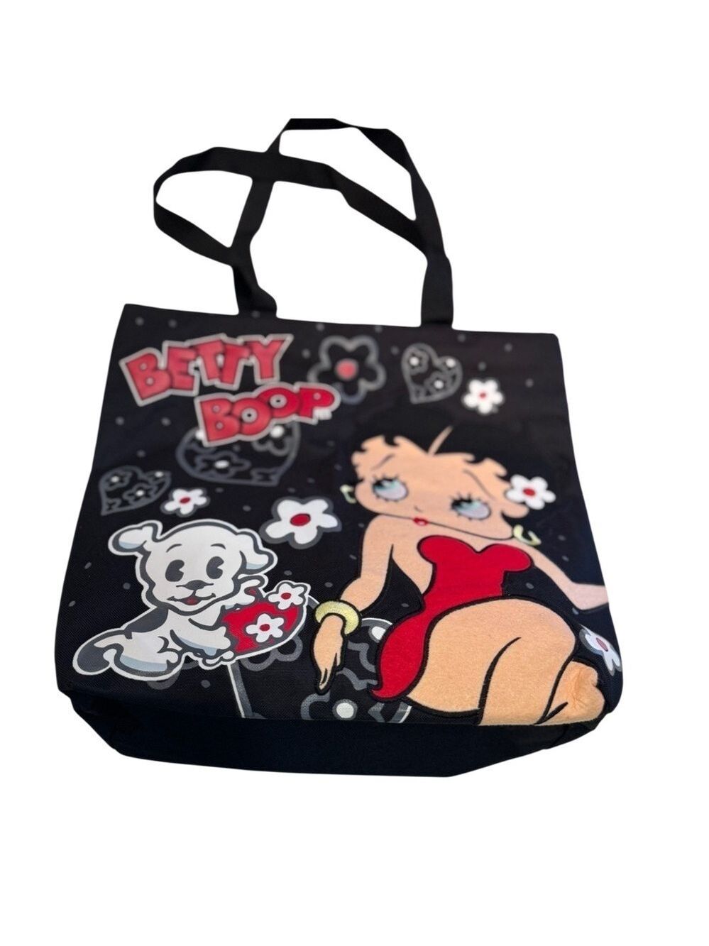 Betty Boop Floral Heart Tote Bag Vintage - Picture 7 of 10